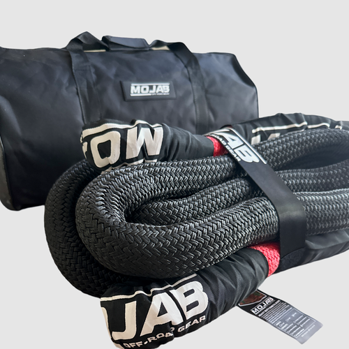 1 1/2” x 30' Kinetic rope with storage bag (Lifetime Warranty) MOJAB OFFROAD