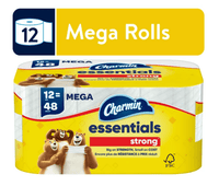 Charmin Essentials Strong Toilet Paper, 12 Mega Roll EasyOptionXY LLC