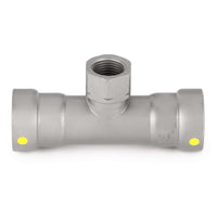 1-1/4" x 1-1/4" x 1/2" Press x Female Tee (P x P x F)