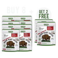 Bison Heart Crisps - 100% Grass-Fed/Finished