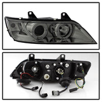 Spyder BMW Z3 96-02 Projector Headlights LED Halo Smoke High H1 Low H1 PRO-YD-BMWZ396-HL-SM OffRoadUSA.com