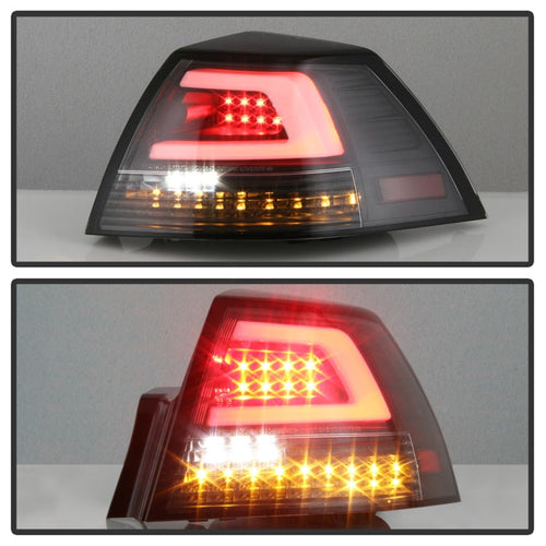 Spyder 08-09 Pontiac G8 Version 2 Light Bar LED Tail Lights - Black - ALT-YD-PG808V2-LB-BK OffRoadUSA.com