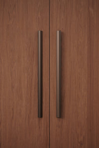 Dark Bronze "Ciel" Tab Drawer Pulls Euro • Knobs