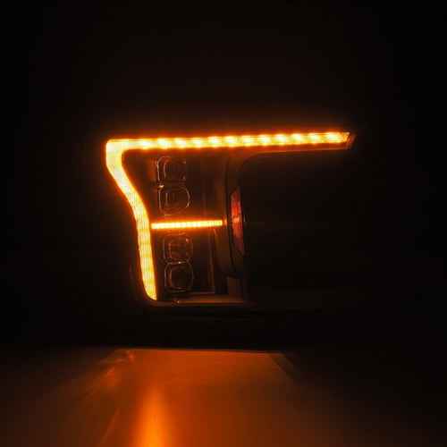 AlphaRex 18-20 Ford F-150 NOVA LED Proj Headlight  Blk (14th Gen G2 Style) OffRoadUSA.com