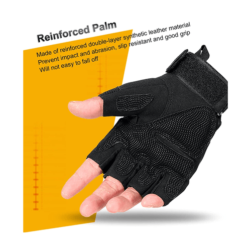 Tactical Fingerless Airsoft Gloves for Outdoor Sports, Paintball, and Motorcycling Jupiter Gear