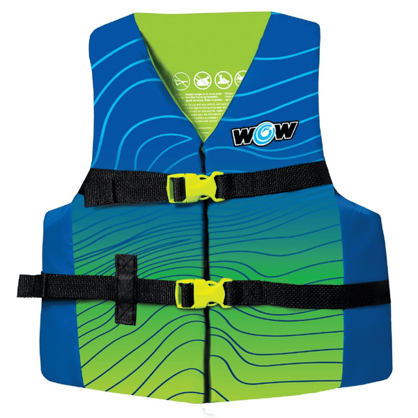 WOW Watersports Vis-Wave Youth Life Vest Jupiter Gear