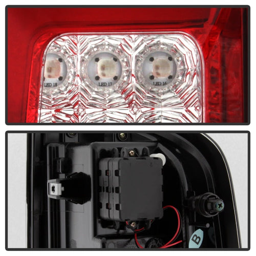 Spyder Chevy Colorado 2015-2017 Light Bar LED Tail Lights - Red Clear ALT-YD-CCO15-LED-RC OffRoadUSA.com