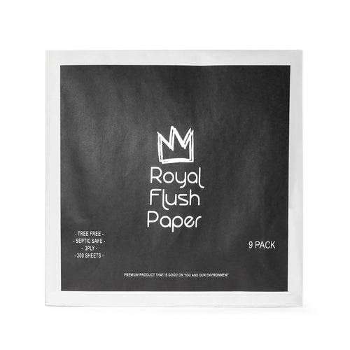 Royal Flush Paper Premium Bamboo Toilet Paper - 27 roll box (3 packs of 9)