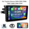 Wireless 9 Inch Car Stereo for Toyota Sienna 2004-2010 CarPlay Android Auto IPS Touchscreen Car Radio with Reverse Camera GPS FM