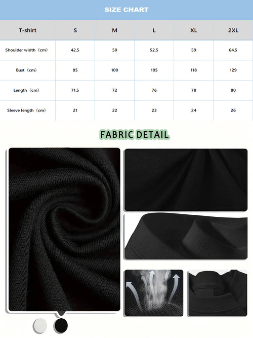 3 Piece Black Cotton Short Sleeve Men's T Shirt Set. Perfect for everyday wear, going to the gym, and perfect for gift giving.