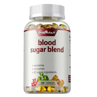 Blood Sugar Blend Capsules - Maintains Healthy Blood Sugar Levels and Supports Heart and Cardiovascular Health - 120 Capsules