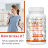 NAD + Boosting - with Trans-resveratrol, Quercetin - Enhance Cell Vitality and Help Cell Repair, Anti-aging - 120 Capsules