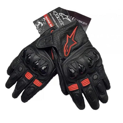 ALPINESTARS AStars Summer Motorcycle Riding Leather Gloves Impact-Resistant Men's Essential Gear for Riders CELER V2
