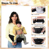 Adjustable Baby Hip Carrier – Ergonomic & Lightweight Waist Seat for Newborns & Toddlers (6-36 Months)