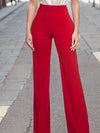 Women's High Waist Dress Pants Trouser  women clothes  elegante