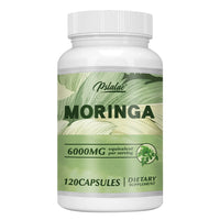 Moringa Capsules 6000mg - Support Healthy Energy Levels, Weight Management, Healthy Joints, Antioxidants - 120 Capsules