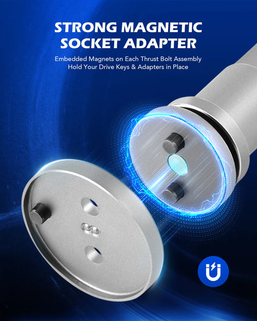 OMT 24Pcs Universal Disc Brake Caliper Tool Piston Pad Wind Back Hand Kit W/ Hooks Compressor Tool Kit Heavy Duty Wind Back Set