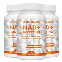 NAD + Boosting - with Trans-resveratrol, Quercetin - Enhance Cell Vitality and Help Cell Repair, Anti-aging - 120 Capsules