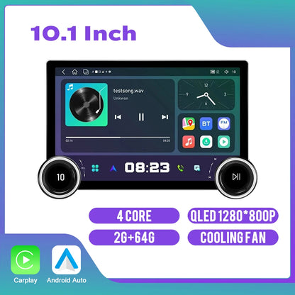 10.1/10.33/11.8 inch Screen Diamond 2K Android Car Radio 2Din Multimedia Player Double Knob Carplay Android Auto GPS Car Audio