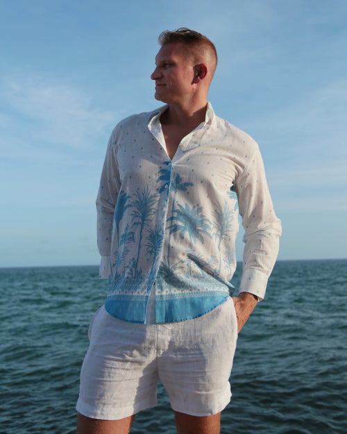 Palma Cotton Boyfriend Shirt Baliawear