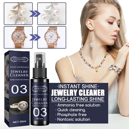 Strong Effect Jewelry Polish Cleaning Spray Anti-Tarnish Clean for Diamond Silver Gold Watch Magic Incredible Jewelry Cleaner