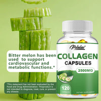Collagen Capsules - Contains Bitter Melon Extract To Promote Weight Management and Reduce Body Anxiety - 120 Capsules