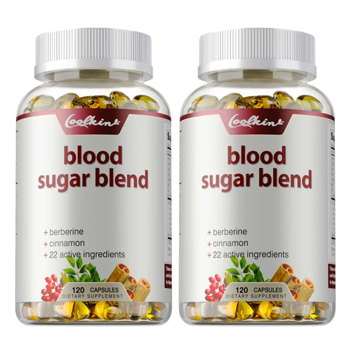 Blood Sugar Blend Capsules - Maintains Healthy Blood Sugar Levels and Supports Heart and Cardiovascular Health - 120 Capsules