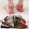 10 Pairs Of Socks With Elastic Ankle Length, Cotton Socks, Aesthetic Socks, Cute Socks, Lightweight Low Top Socks For Women