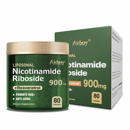 Nicotinamide Riboside + Resveratrol - Quercetin, High Purity NAD Supplement - 80 Capsules EzBuyCo