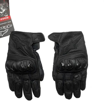 ALPINESTARS AStars Summer Motorcycle Riding Leather Gloves Impact-Resistant Men's Essential Gear for Riders CELER V2