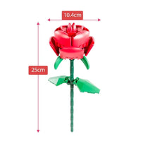 LOZ Flower Bouquet Building Blocks Kit DIY Flowers Block Toys Set Valentine's Day Rose Bricks Set Gift for Girls Friends adults