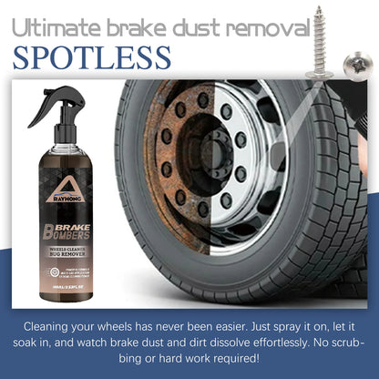 RAYHONG Car Wheel Cleaner Spray Dust Removal Protect Wheels And Brake Discs From Iron Rim Rust Cleaner Auto Detail Chemical Care