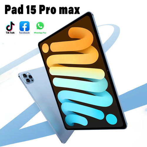 Original Pad 15 Pro m Tablet 10.1 inch  Android 13 Global Snapdragon 8gen2 16GB+1024GB 10000mah 5G Dual SIM WIFI  HD Full Screen