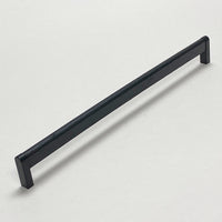 Black Wood and Metal "Crossing" Cabinet Knob and Drawer Handles Euro • Knobs