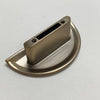 Brushed Bronze "Horizon" Semi-circle Drawer Pulls Euro • Knobs