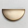 Brushed Bronze "Horizon" Semi-circle Drawer Pulls Euro • Knobs