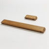 Lacquered Oak "Glove" Wood Drawer Handles Euro • Knobs