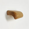 Lacquered Oak "Glove" Wood Drawer Handles Euro • Knobs