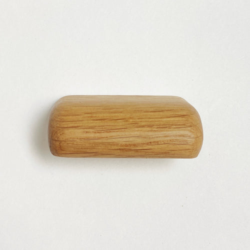 Lacquered Oak "Glove" Wood Drawer Handles Euro • Knobs