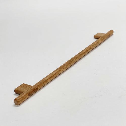 Lacquered Oak "Join" Wood Cabinet Knobs and Drawer Handles Euro • Knobs