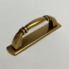 Backplate Antique Brass "Portofino" Drawer Pull and Knob Euro • Knobs