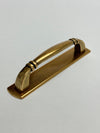 Backplate Antique Brass "Portofino" Drawer Pull and Knob Euro • Knobs