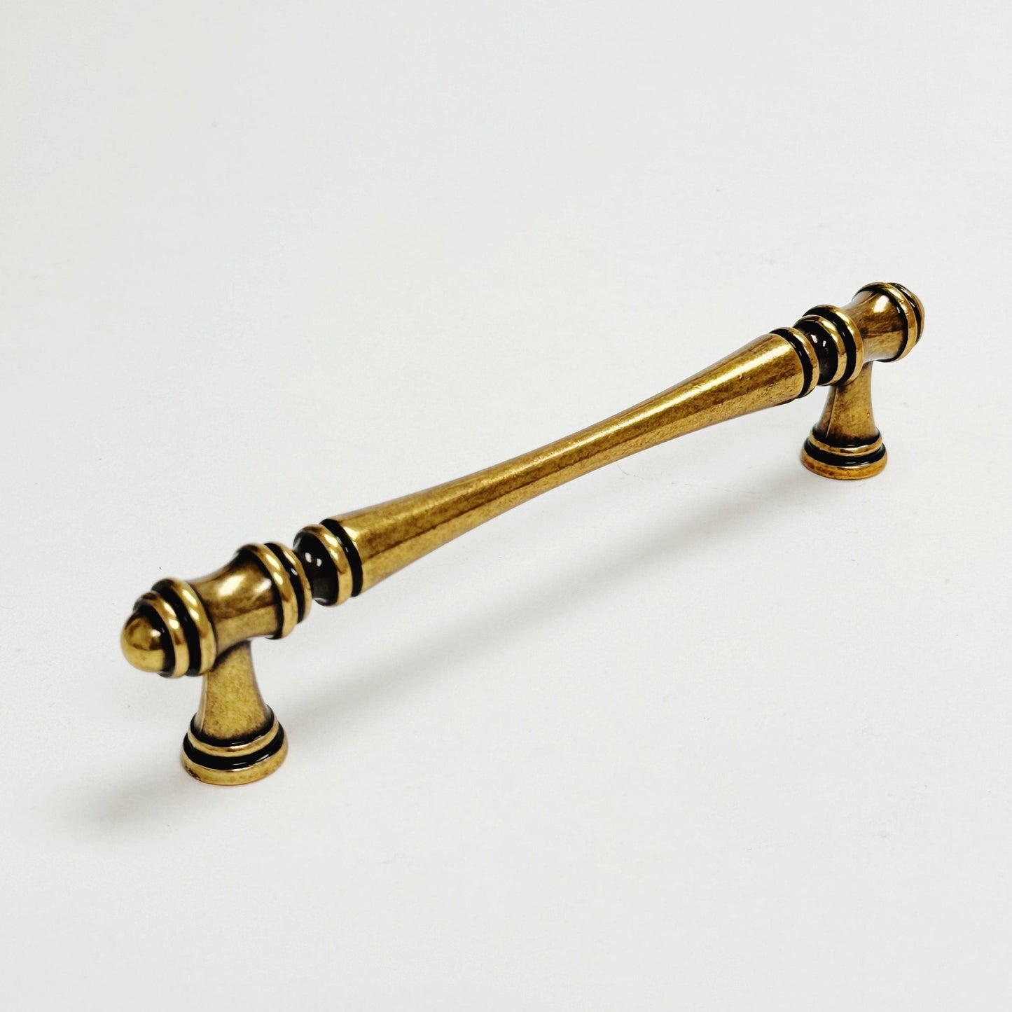 Cabinet Hardware "Palermo" Drawer Pulls and Knobs in Antique Brass