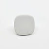 Glossy White "Tabula" Cabinet Knob and Drawer Pull Euro • Knobs