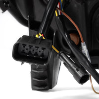 AlphaRex 14-18 GMC Sierra LUXX-Series LED Projector Headlights Black OffRoadUSA.com