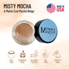 Misty Mocha Any Wear Creme - A Waterproof Multi-tasking creme to powder product for eyes, cheeks & lips. Can be worn anywhere Mommy Makeup