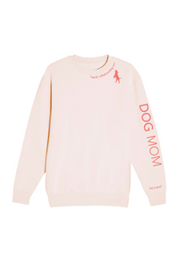 Limited Edition Dog Mom Super Soft Crewneck (Light Pink) Dog is Good