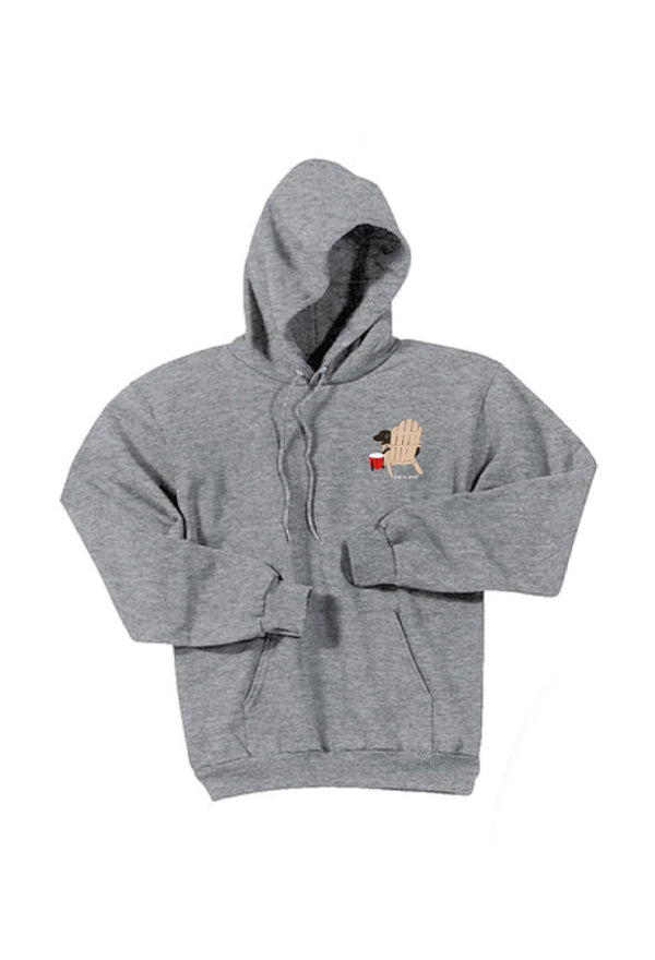 Hoodie: Never Drink Alone Dog is Good