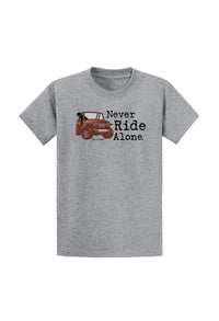 Dog is Good Dog is Good T-shirt: Never Ride Alone