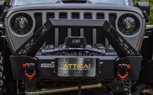Attica 4x4 2018-2024 Jeep Wrangler JL Terra Series Front Bumper OffRoadUSA.com